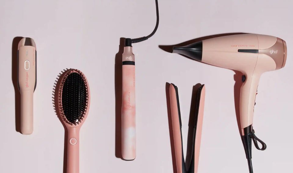 GHD Pink Collection at Peter Gotthard Hairdressing in Harrogate