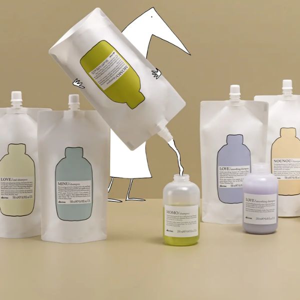Davines Refillable Pouches at Peter Gotthard
