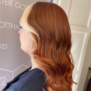 Money-piece-face-framing-highlights-at-Peter-Gotthard-Salon-Harrogate